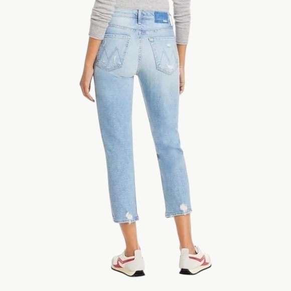 MOTHER The Tomcat High Rise Cropped Straight Jeans in The Confession | Sz 26 - Picture 3 of 16